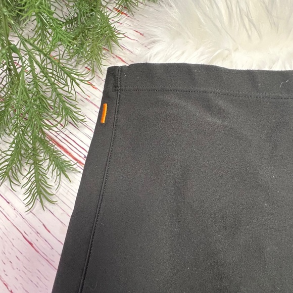 |•LUCY•| Black Boot Cut Straight Leg Leggings Activewear Pants Size XS L30 - Picture 4 of 7